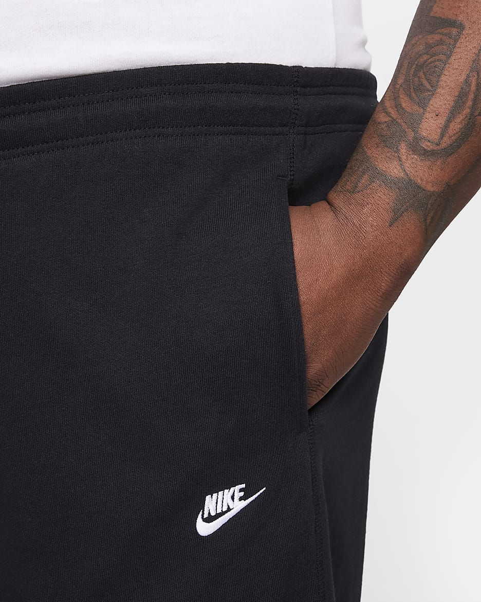 Nike microbrand club jogger black sales